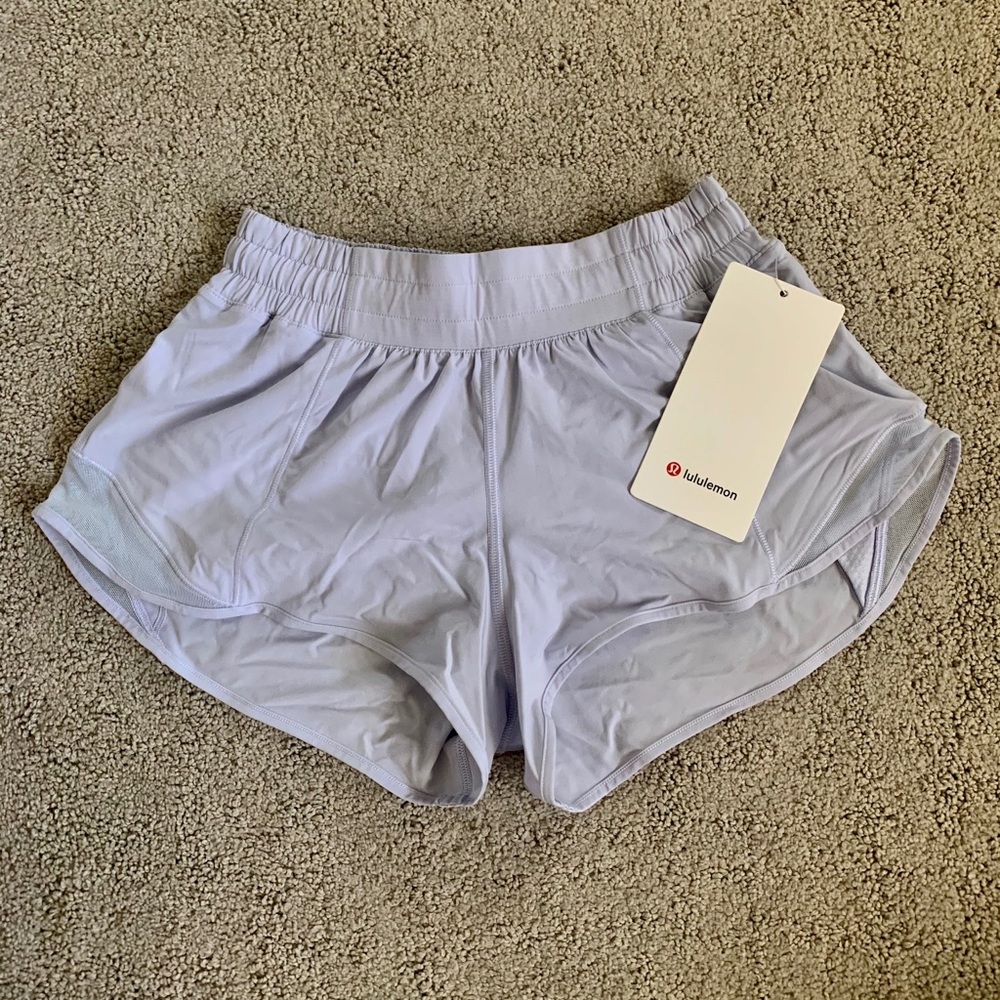 LAVENDER LULULEMON HOTTY HOT SHORTS
